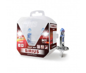 Галогеновые лампы AVS SIRIUS NIGHT WAY H1.12V.55W Plastic box-2 шт.