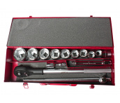 Набор головок торцевых 3/4"DR, 22-50 мм, 15 предметов, JTC-H615M (в кейсе)
