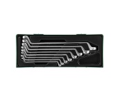 Набор ключей накидных 75-гр., 6-22 мм, 8 предметов (ложемент) Jonnesway W23108SP