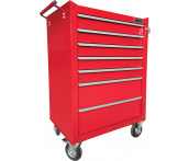 Тележка инструментальная 7-ми полочная Ombra OTT47R-R (красная)