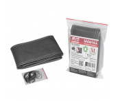 Оплетка на руль (эко-кожа) (M, черный) со шнурком AVS GL-301M-B (A07517S)