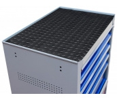 Накладка на столешницу инструментальной тележки, резино-полимерная, универсальная, 675х455х3 мм, Thorvik TTC64R (53416)