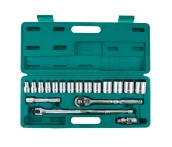 Набор головок 1/2 DR, 3/8-1-1/4, 18 предметов, Jonnesway S05H4219S