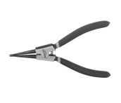 Щипцы прямые для стопорных колец с ПВХ рукоятками, разжим, 180 мм, 10-40 мм, Thorvik ERSP180 (52193)