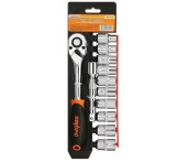 Набор головок с аксессуарами 1/2 DR, 10-19 мм, 12 предметов, Ombra 911212