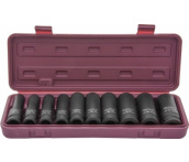 Набор головок ударных глубоких 1/2"DR (10-24 мм) 10 шт., Thorvik ISS11210 (53463)