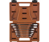 Набор трещоточных ключей комбинированных SNAP GEAR, 8-19 мм, 7 шт, Ombra 935007