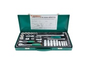 Набор головок 1/4 DR, 3/8 DR, 4-24 мм, 56 предметов, Jonnesway S04H3157S