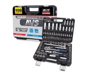 Набор инструментов 108 предметов "MASTER" AVS MTS-108 (A85357S) в кейсе