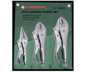 Набор ручных тисков струбцин, 3 предмета, Jonnesway P32M03S