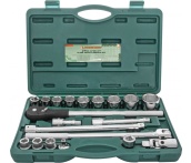 Набор головок торцевых 3/4 DR, 19-50 мм, 21 предмет, Jonnesway S04H6321S (S04H6121S) (47742)