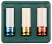 Комплект головок ударных глубоких 1/2 DR, 17-21 мм, 3 шт. Jonnesway S03AD4303S