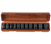 Набор головок ударных 1/2 DR, 10-24 мм, 11 шт., Ombra 912411