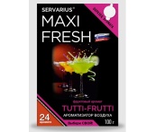Ароматизатор воздуха (под сиденье, гель 100 гр.) MAXI FRESH MF-116 "TUTTI FRUTTI" (с пробником)