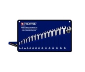 Набор ключи комбинированные 6-22 мм, ключ разводной 250 мм, Thorvik CWS0016A (53705) в сумке 16 предметов