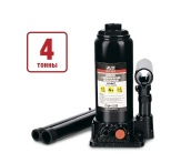 Домкрат гидравлический бутылочный 4 тонны, 180-350 мм, AVS HJ-B4T