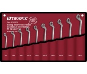 Набор ключей гаечных накидных изогнутых серии ARC, 6-27 мм, 10 предметов, Thorvik W2S10TB (52619) в сумке