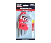 Набор ключей торцевых шестигранных 9 шт (1,5-10мм) AVS HKS-9 (A40162S)