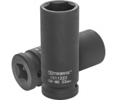 Головка торцевая ударная глубокая 1/2"DR, 22 мм, Thorvik IS11222 (53450)