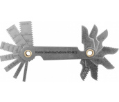 Набор резьбовых шаблонов для наружных и внутренних резьб, 14 предметов, Thorvik PG14SC (52876)