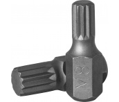 Вставка-бита 10 мм DR, SPLINE, M12, 30 мм, Ombra 531712