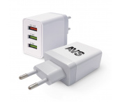 Сетевое зарядное USB устройство AVS UT-730 (3 порта, QC 3.0, 3A) A85226S