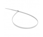 Хомут-стяжка нейлоновая 4,8х300мм, белый (25 шт) AVS NT4830-25W