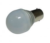 Светодиодная лампочка S122B T15/белый/(BAY15D) 12SMD 2835 9-15V 2 contact (1157) 1 шт.
