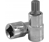 Насадка торцевая 1/2 DR с вставкой-битой SPLINE, M6, Ombra 120706