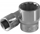 Головка торцевая 1/2 DR, 12-гранная, 18 мм, Jonnesway S04H4918