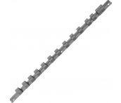 Держатель для головок 1/2 DR, для 14 предметов, рельс, Jonnesway MSH1214