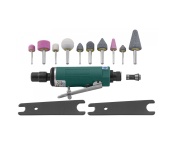 Бормашинка пневматическая 152 мм, с насадками, 6 мм, 25000 об/мин, 113 л/мин, Jonnesway JAG-0903RMK