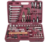 Набор инструментов c 12-гранными головками, 77 предметов, Thorvik UTS0077/12 (52803)