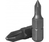 Вставка-бита 1/4 DR, крестовая, РН1, 25 мм, Ombra 514401