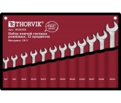 Набор ключей гаечных рожковых серии ARC, 6-32 мм, 12 предметов, Thorvik W1S12TB (52616) в сумке