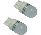 Светодиодная лампочка T088B T20/белый/(W3x16D) 6SMD 3030, 2 contact,10-30V (2 шт.)