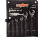 Набор рожковых ключей в сумке, 8-27 мм, 6 шт, Ombra OMT6S (55011)