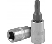 Насадка торцевая 1/4 DR с вставкой-битой TORX, T8, Ombra 114308