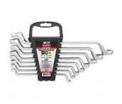 Набор ключей накидных изогнутых на держателе (6-22 мм) (8 предметов) AVS K2N8P