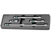 Набор удлинителей 1/2 DR с фиксатором, 75-375мм, 4шт, Jonnesway S60H4304S