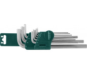 Комплект угловых шестигранников LONG 1.5-10 мм, Jonnesway H02SM109S (9 предметов, S2 материал) 47092