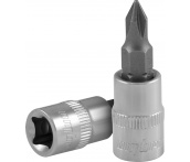 Насадка торцевая 3/8 DR с вставкой-битой крестовой, РН1, Ombra 138401