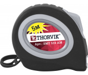 Рулетка с магнитным захватом и автостопом, 5 м, Thorvik SMT519AM
