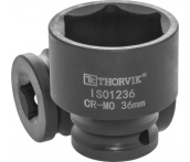 Головка торцевая ударная 1/2"DR, 36 мм, Thorvik IS01236 (53429)