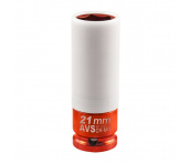 Головка торцевая ударная глубокая 1/2''DR (21 мм) колесная AVS H11221IС