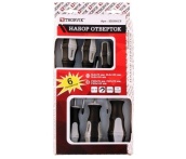 Набор отверток стержневых, 6 предметов, Thorvik SDS06CP (52292) в коробке
