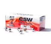 Лампа AVS Vegas 24V.С5W (SV8.5/8) L36мм. BOX 10шт. A78333S