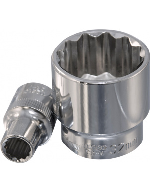 Головка торцевая 12-гранная 1/2 DR, 32 мм, Ombra 112332 фото 1