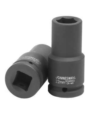 Головка торцевая ударная глубокая 3/4 DR, 22 мм, Jonnesway S03AD6122 фото 1