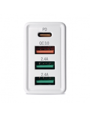 Сетевое зарядное USB устройство AVS UT-732 (4 порта, QC 3.0, PD Type C, 3A) A85225S фото 2